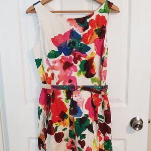 Eliza J Colorful Floral Dress: Size UK 10